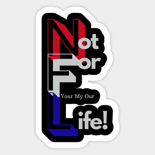 Not a fan of the NFL Sticker
